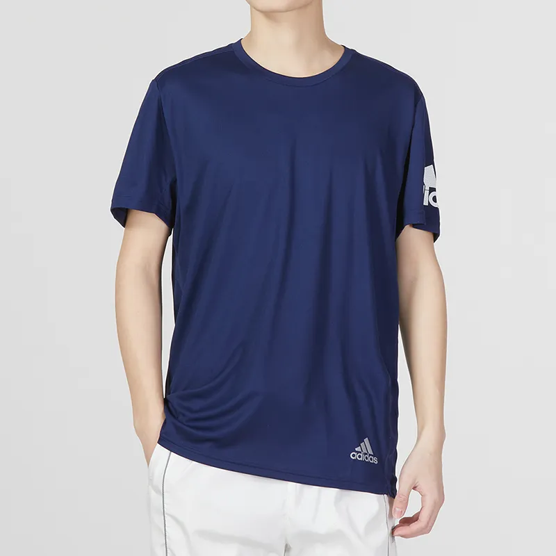 Adidas T Shirts Men Navy Blue-2