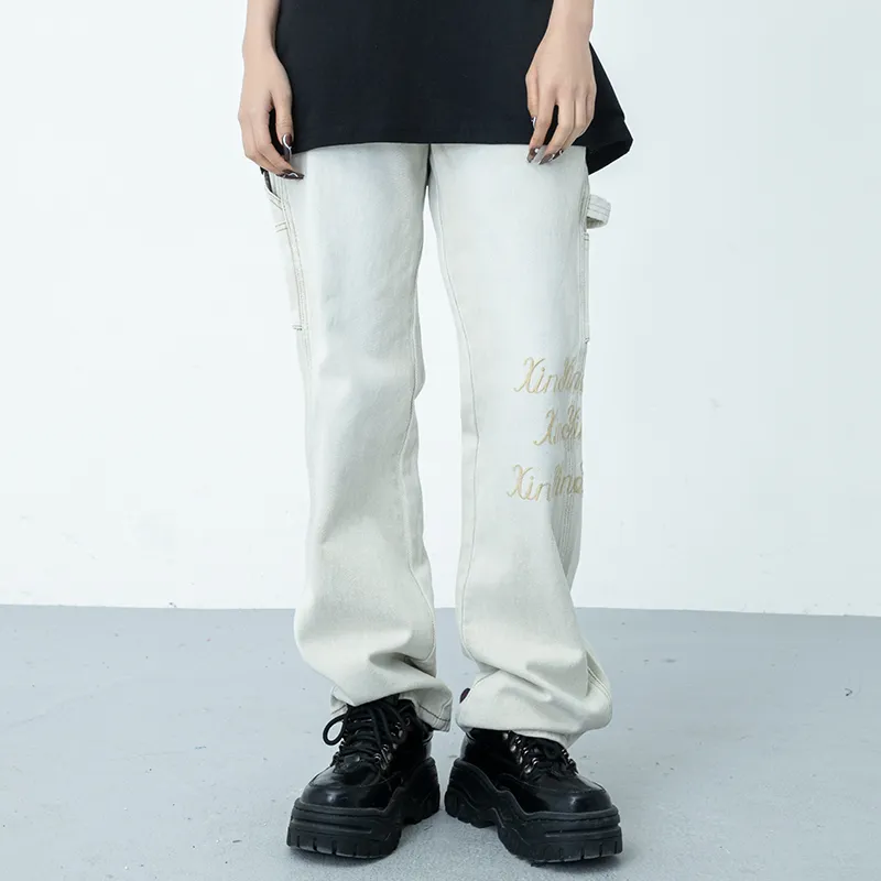 XINYINSU Jeans Unisex-3