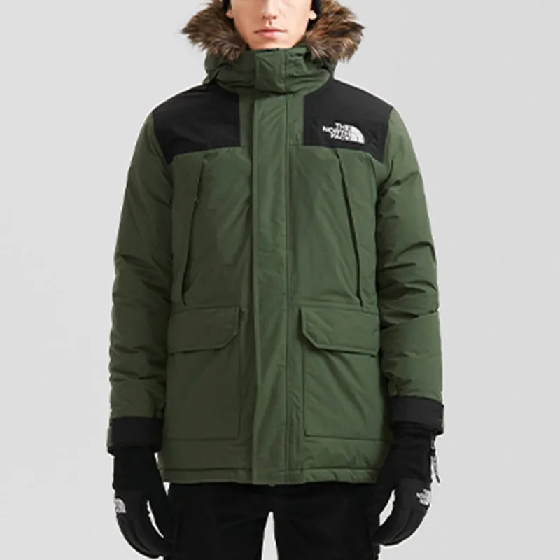 THE NORTH FACE City Outdoor Collection Down Jacket Men's Army Green-4