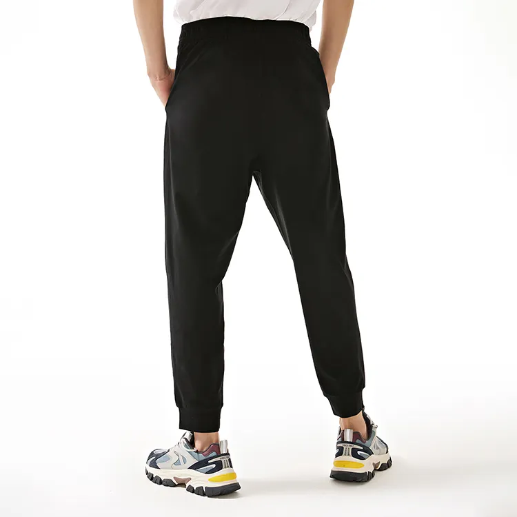 Kappa 1916 Series Knitted Sweatpants Men's Black-3