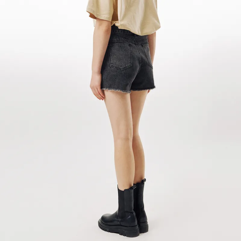 I'M ONE Denim Shorts Women's Denim Black-3