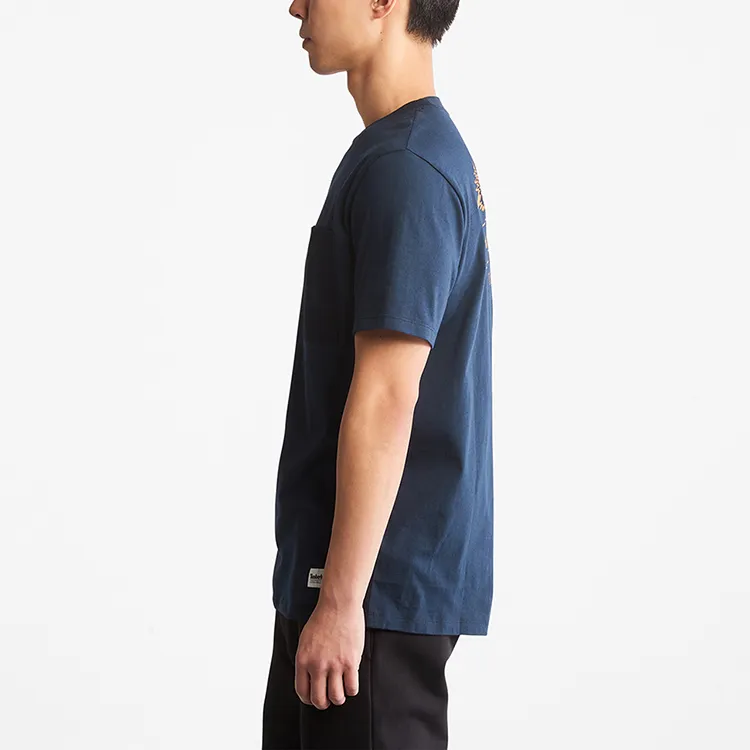Timberland T Shirt Men's Dark Sapphire-5