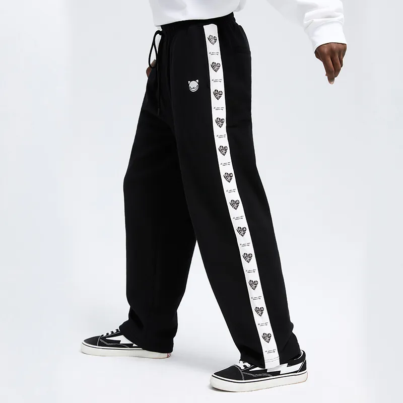 Wild Child Club Knitted Sweatpants Unisex Black-4