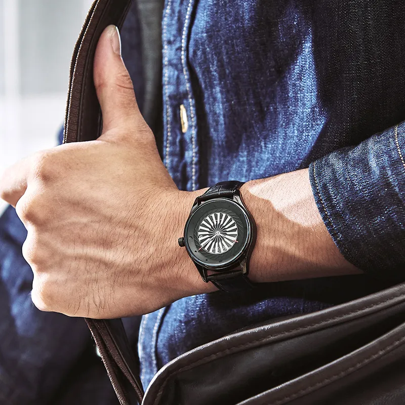 MT.BRE Possession Collection Automatic Mechanical Movement Watch Men's Watches Black Dial-1