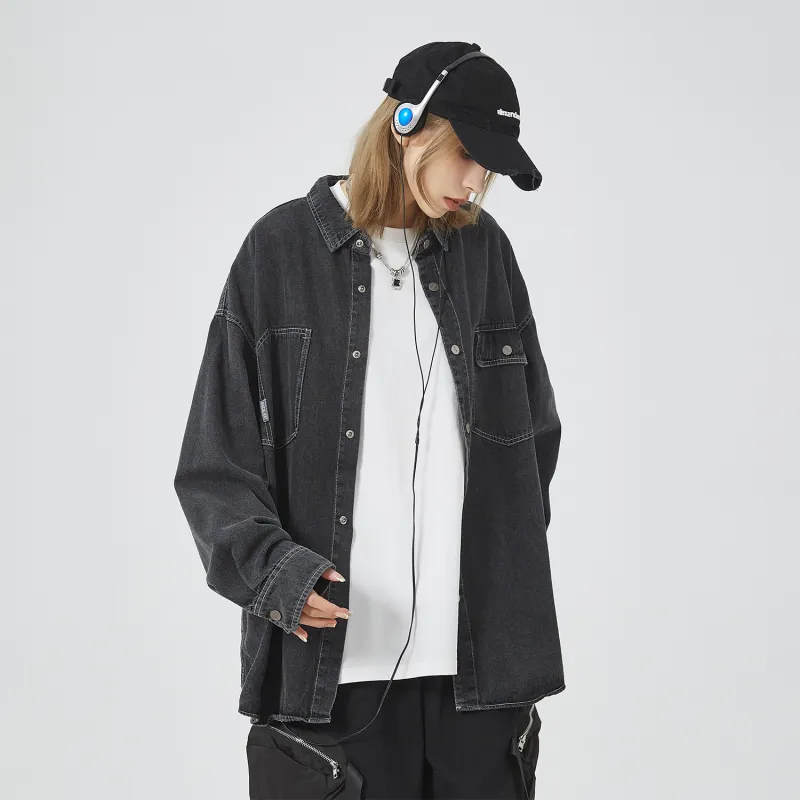 FAIRWHALE Denim Jackets Unisex-11