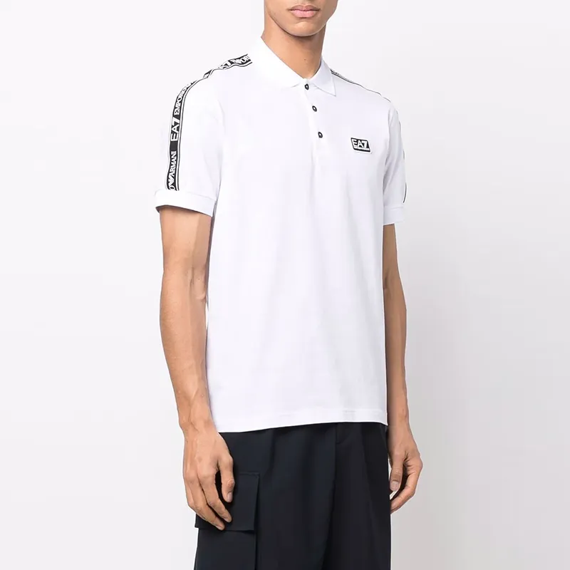 EMPORIO ARMANI EA7 SS22 Polo Shirt Men's White-3