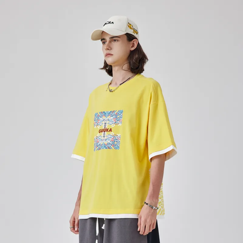 Guuka T Shirts Men Lemon-6
