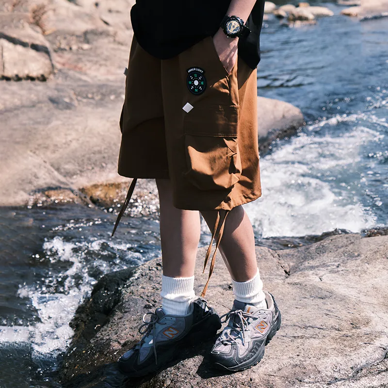 AMBER LIGHT AMBER LIGHT Mountain Outdoor Casual Shorts Unisex-12