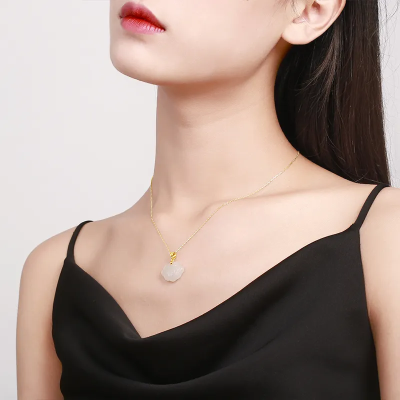 ZHOU LIU FU Pendants White Jade Women's-4