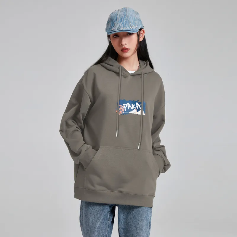 PAKA Hooded Loose Fit Sweatshirt Spring And Autumn Unisex-15