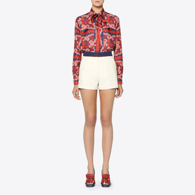 Valentino Casual Shorts Women's White-1