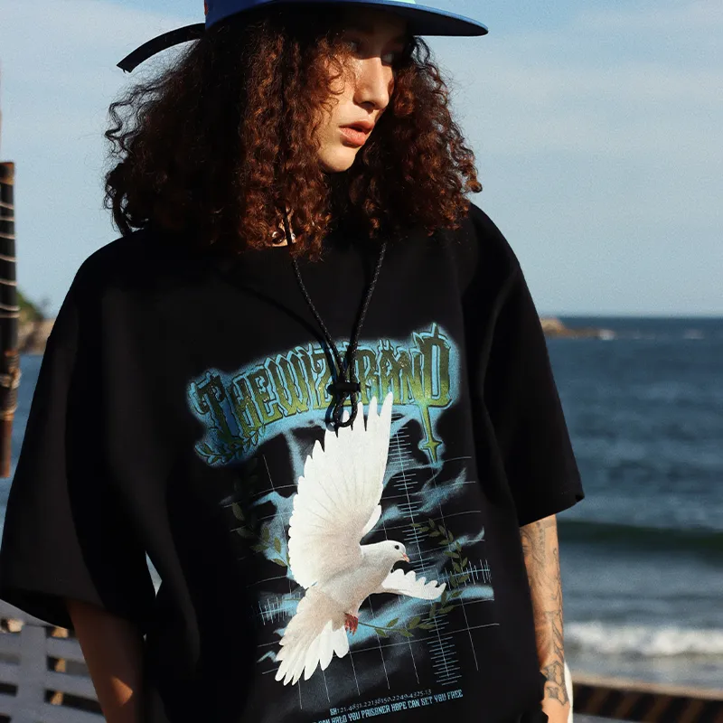 THEWIZBRAND Straight T Shirt Unisex Black-2