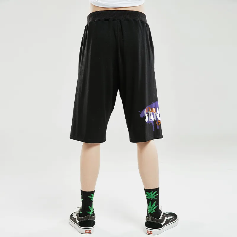 SANSYAS Casual Shorts Unisex Black-3