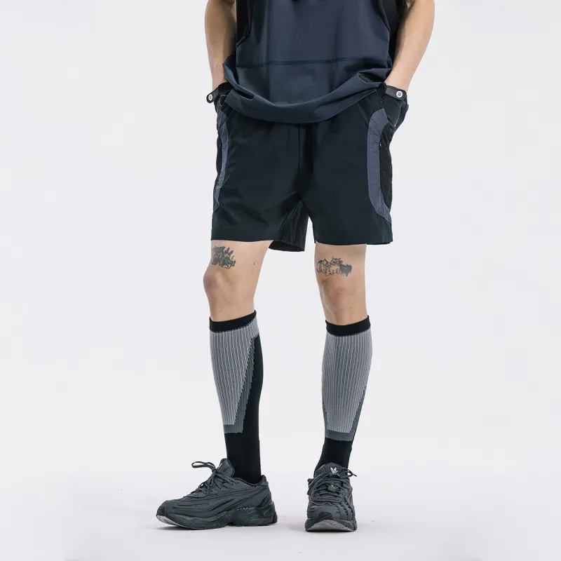 ENSHADOWER Cargo Shorts Unisex Navy Blue-2
