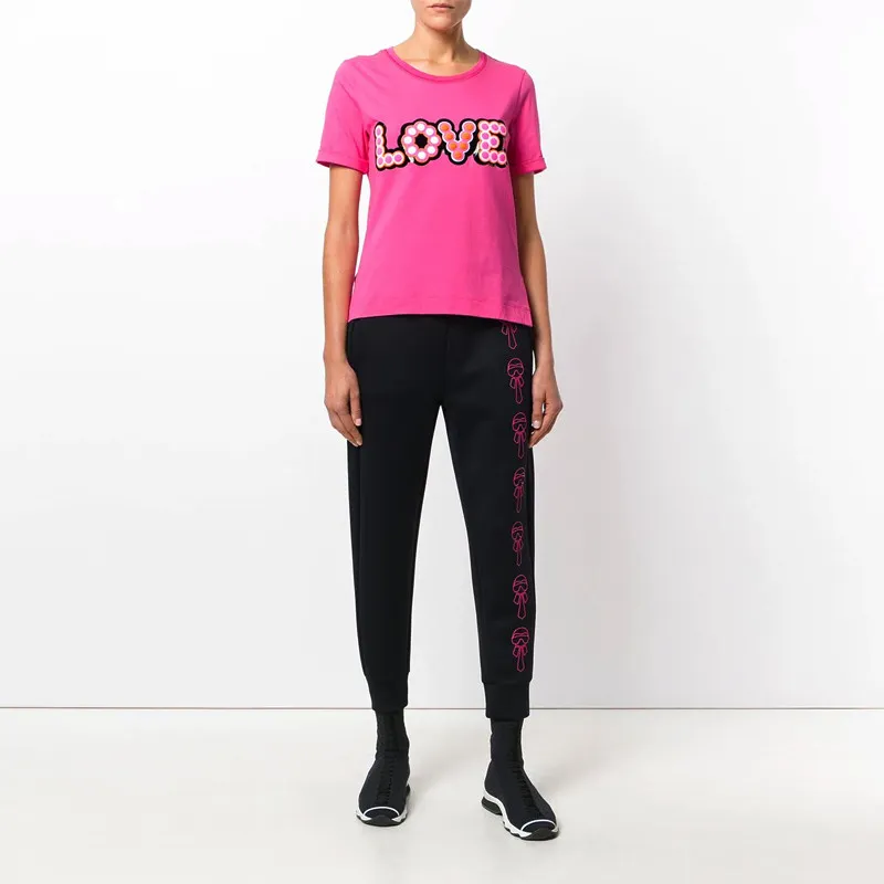 FENDI T Shirts Women's Pink-2