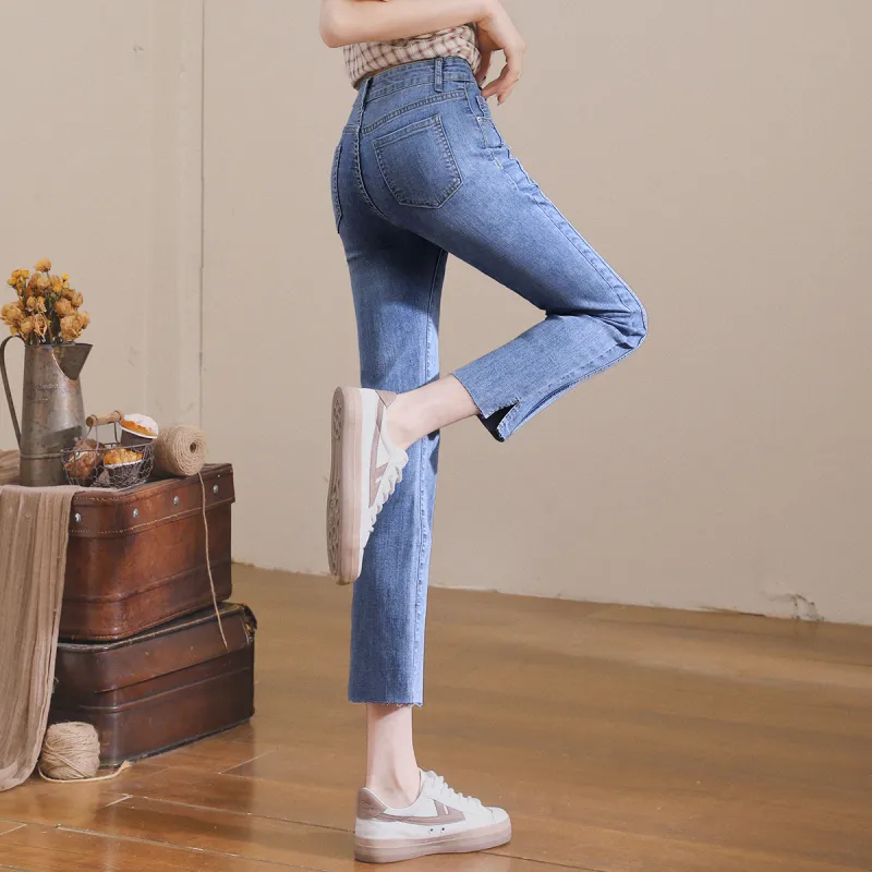 MITUAN SS22 Straight Jeans Women's Blue-5