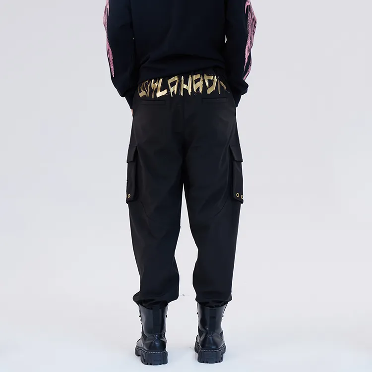 Boy London Casual Pants Unisex Black-3