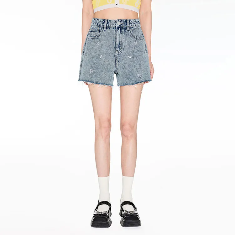 ITIB Denim Shorts Women's Blue-2