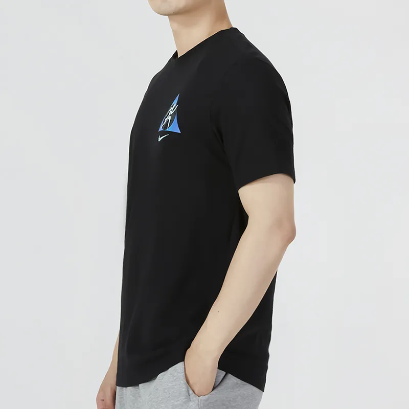 Nike T Shirts Men Black-3