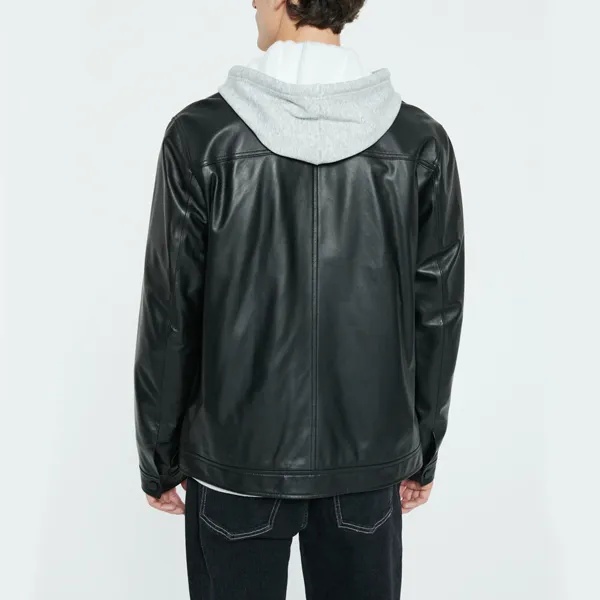 DKNY FW22 Thickened Jacket Men's Black-4