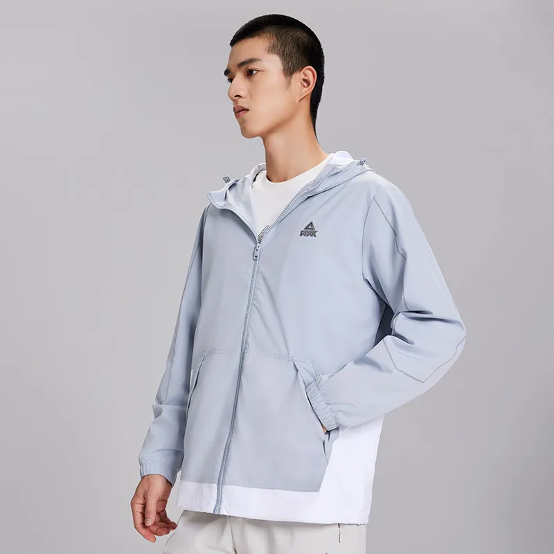 PEAK Trench Coats Men Silver Gray-4