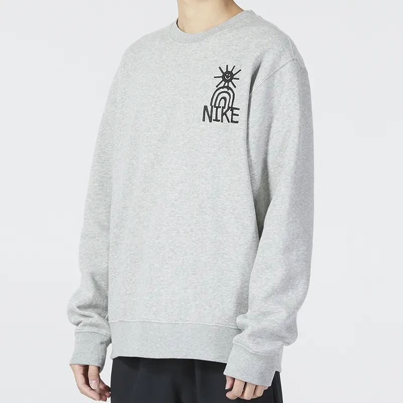 Nike Sweatshirts Men Gray-4