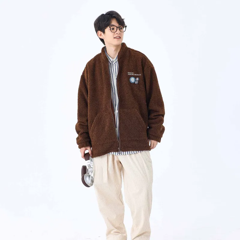 KXLFCHN Loose Fit Thickened Jacket Unisex-12