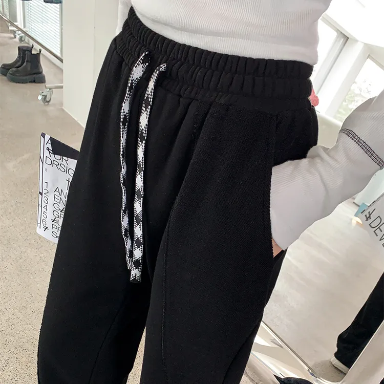 MacyMccoy Straight Casual Pants Women's Black-5