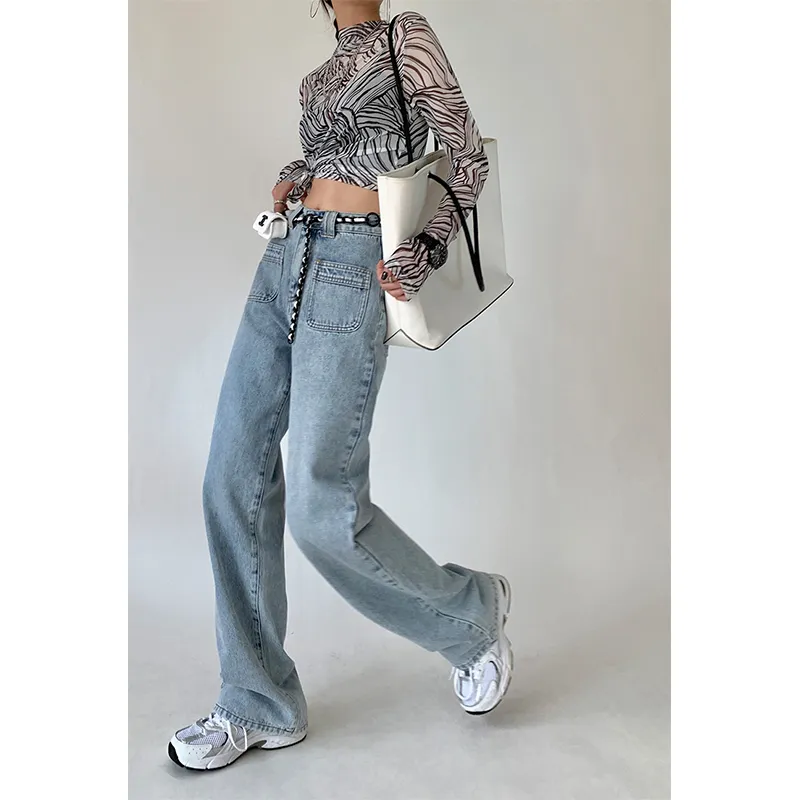 PAPERLLL Wide Leg Jeans Women's-10