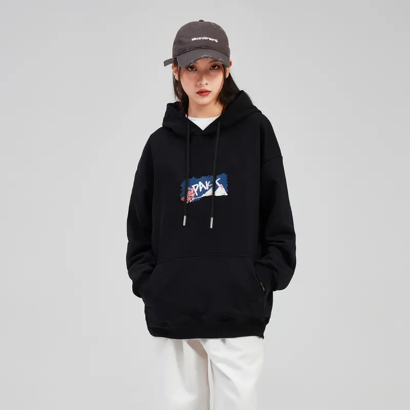 PAKA Hooded Loose Fit Sweatshirt Spring And Autumn Unisex-10