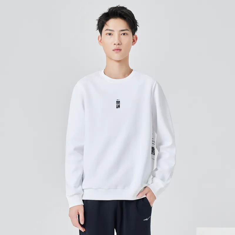 Erke Sweatshirts Men True White-3