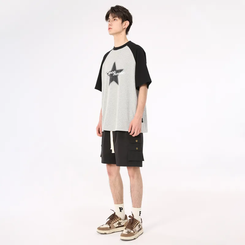 PASET Casual Shorts Unisex Black-4