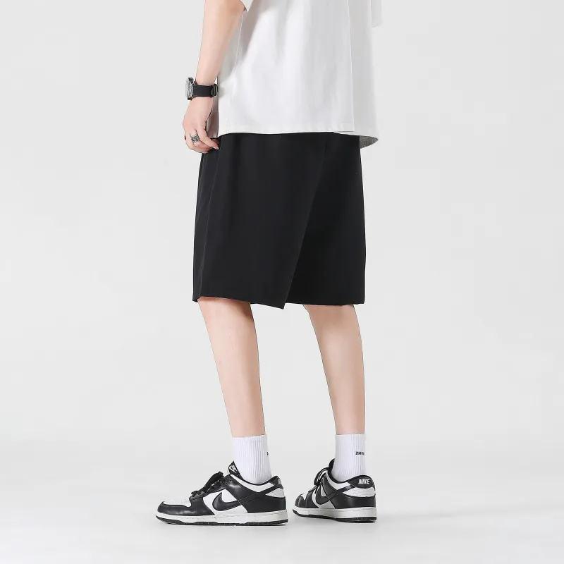SEANBYSEAN Loose Fit Shorts Unisex Black-6