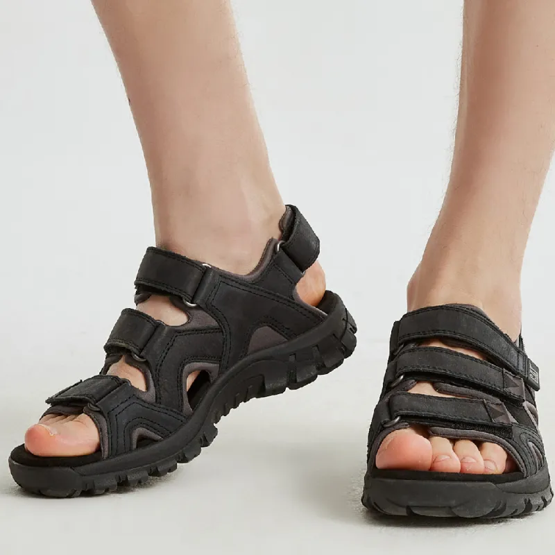 CAT Beach Sandals Men Black-6