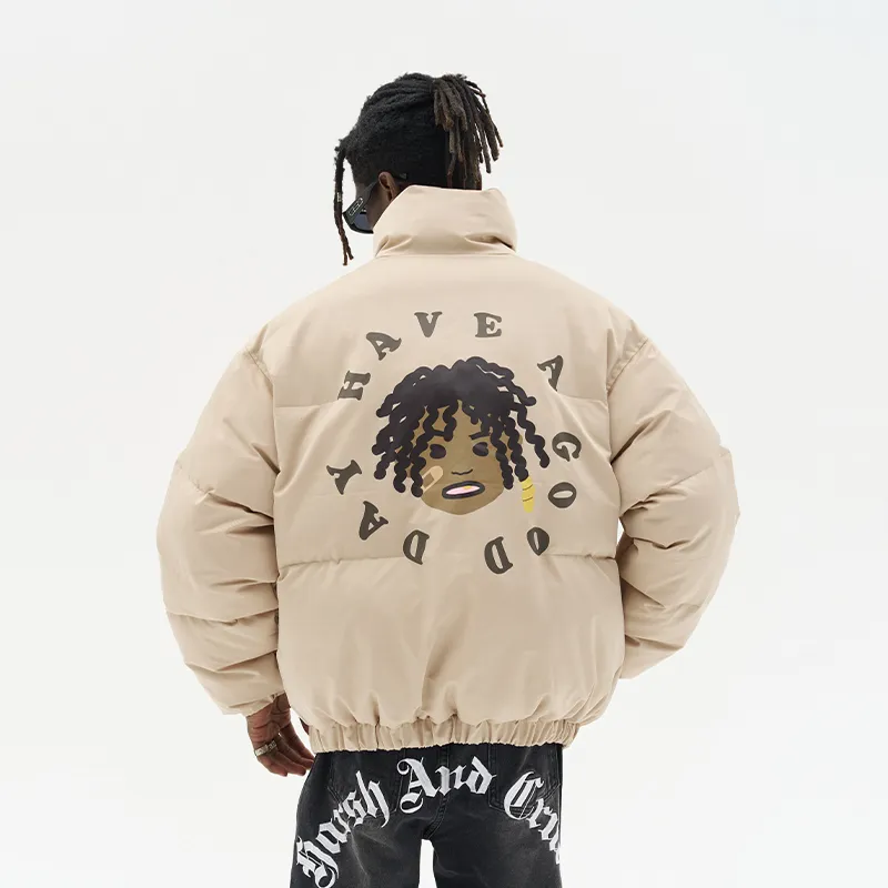 HARSH AND CRUEL Puffer Jacket Unisex-6