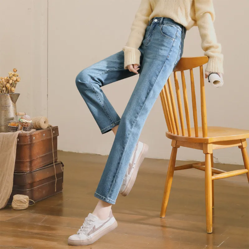 MITUAN Jeans Women's Vintage Blue-4