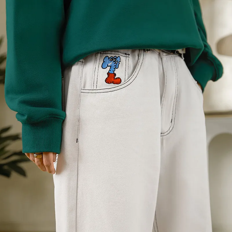 MIND ERROR Jeans Unisex-4