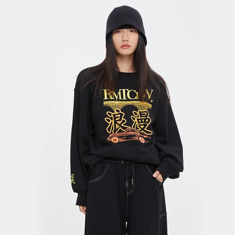 RMTCRW ROMANTIC CROWN Crew Neck Loose Fit Sweatshirt Unisex-7
