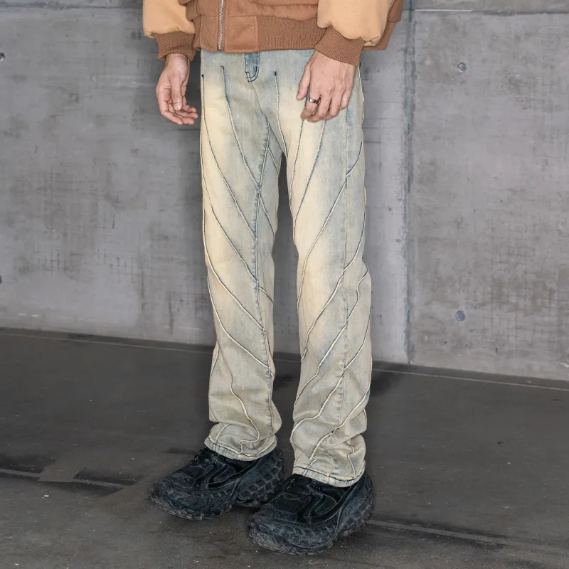 XINYINSU Jeans Unisex-9