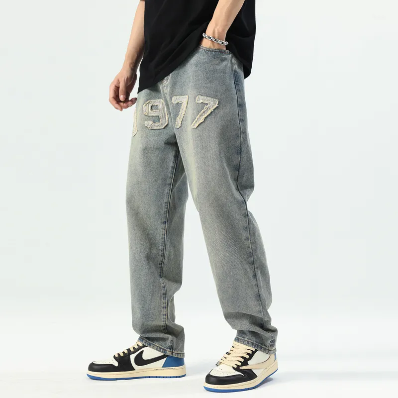 Jaslcs Straight Jeans Unisex Nostalgic Blue-3