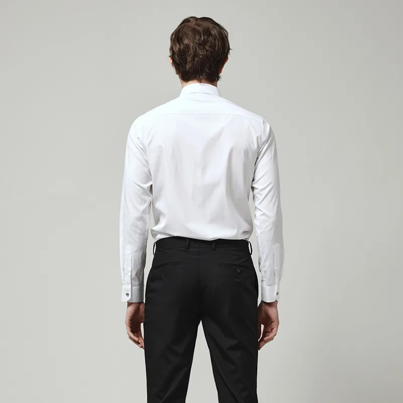 RARE Long Sleeved Shirt Men's White-4