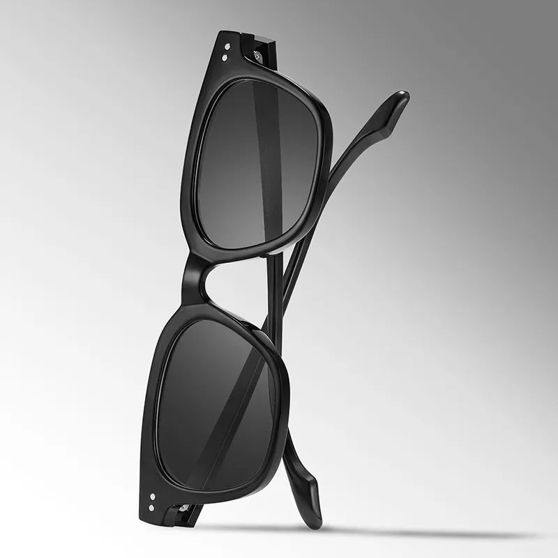 MUYKUY TR90 Square Sunglasses Unisex-3