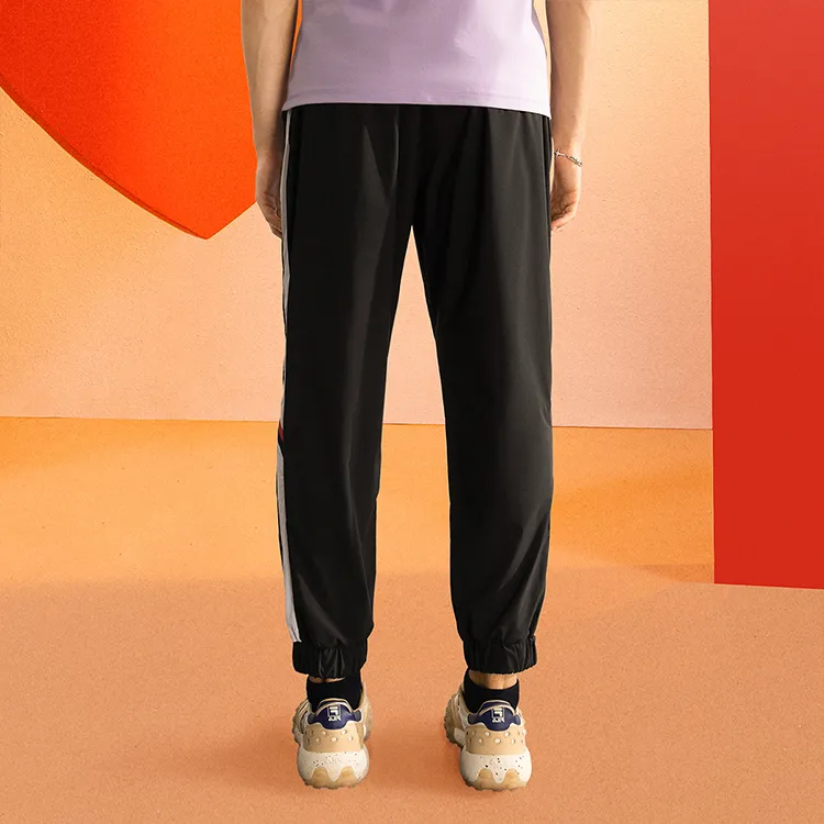 FILA Casual Pants Men Jet Black-4