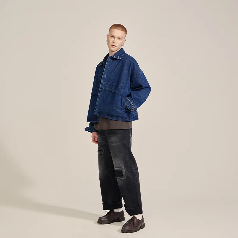 Prth Promethean Denim Jackets Unisex Blue-14