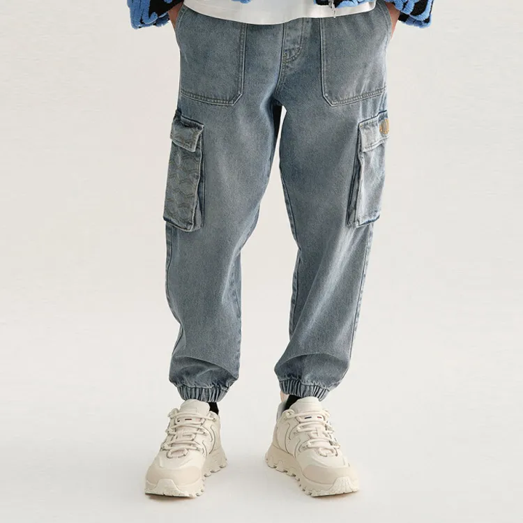 Palladium Jogger Jeans Men's Light Denim Blue-3