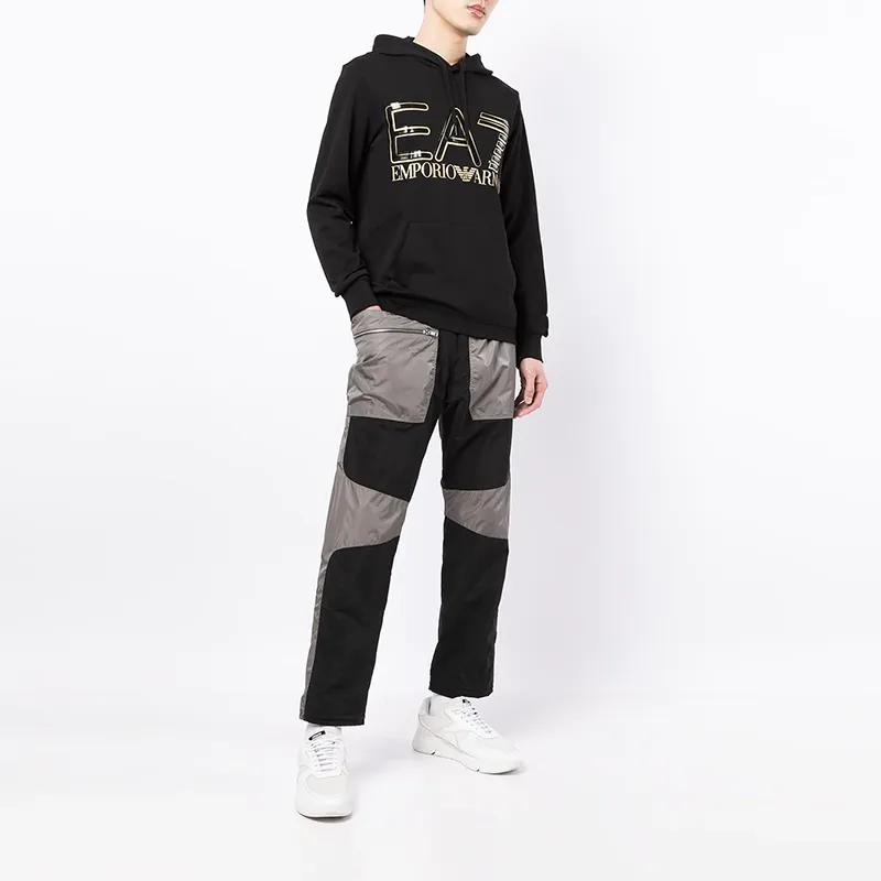 EMPORIO ARMANI EA7 SS22 Sweatshirt Men's Black-2