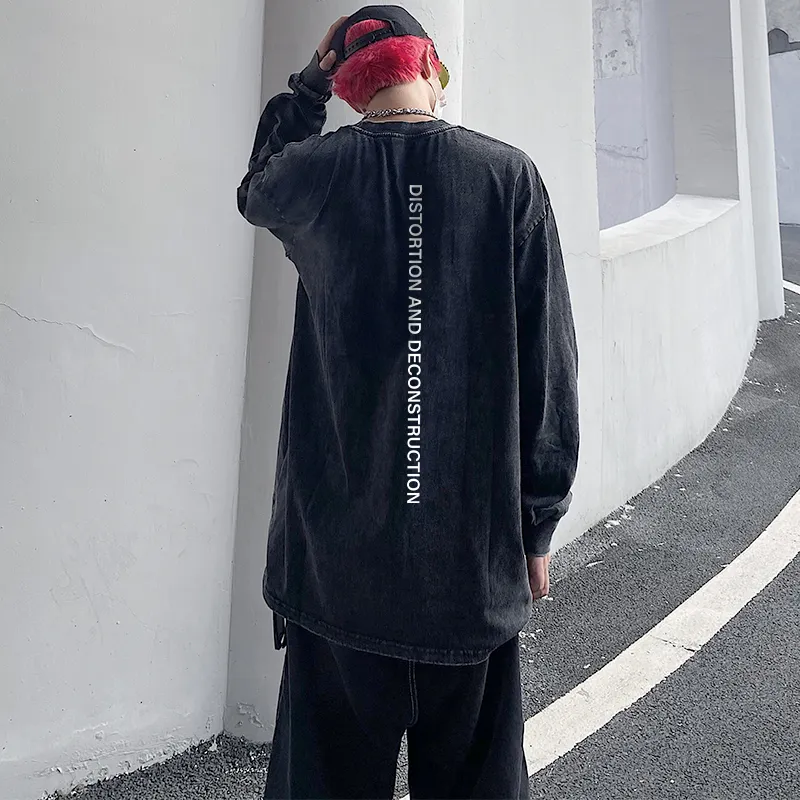 SFTTR Long Sleeved T Shirt Unisex Black-5