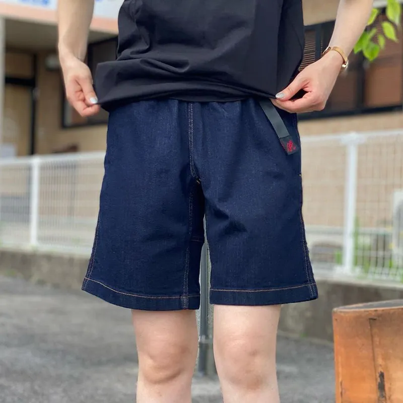 Gramicci Denim Shorts Unisex-4