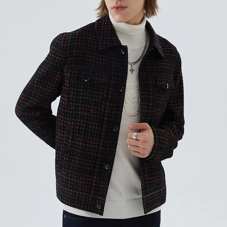 DAVID NAMAN FW22 Jacket Men's Orange Black-5