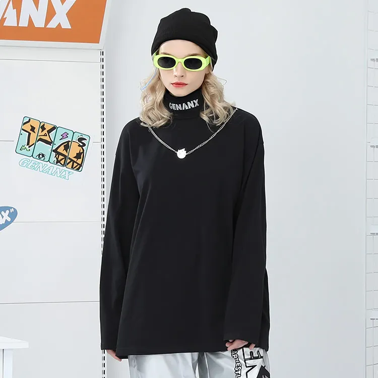 GENANX Long Sleeved T Shirt Unisex-2